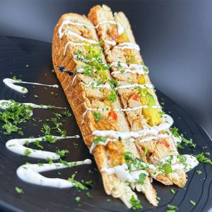 Vegan Chipotle Chicken Panini. at HANDHELDZ in Bethlehem