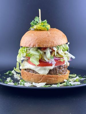 Vegan/Vegetarian All American Burger. at HANDHELDZ in Bethlehem