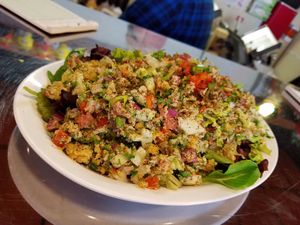 Falafel salad. at HANDHELDZ in Bethlehem