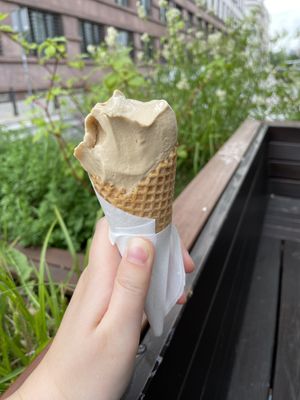 Kawa Latte flavor  at Vegestacja in Warsaw