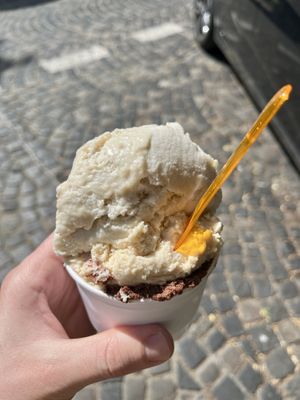 Nutella, Marzipan and Tahin  at Vegestacja in Warsaw
