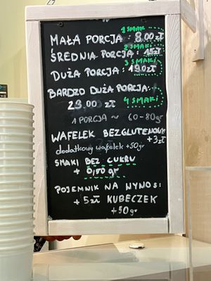 Pricing at Vegestacja in Warsaw