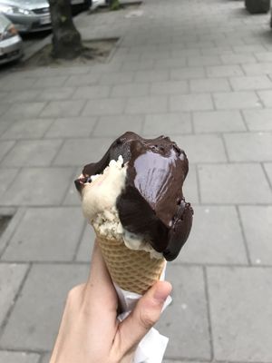 PB & Belgian chocolate  at Vegestacja in Warsaw