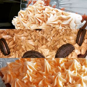 Can't pick one cake? Why not have three?! :D at Aingels Cafe Bistro in Basingstoke