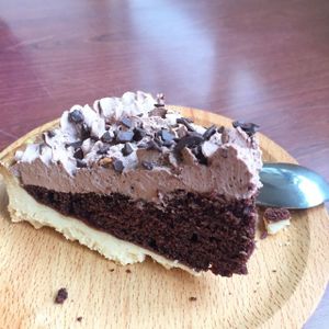 Vegan Chocolate Tart at LN Fortunate Coffee 幸福咖啡 - Kwai Hing in New Territories