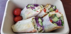 Avocado veggie wrap at LN Fortunate Coffee 幸福咖啡 - Kwai Hing in New Territories