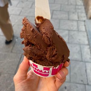 Dark chocolate sorbet  at StikkiNikki - Gotgatan in Stockholm