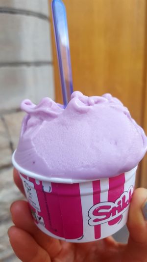 Vegan sweet potato and coconut ice cream at Stikki Nikki, Stockholm at StikkiNikki - Gotgatan in Stockholm