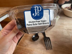 Prepackaged dessert   at Happy + Hale in Durham