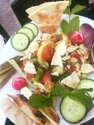 Fatouch at Le Maroush in Cannes