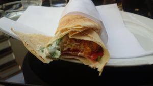 Falafel Wrap Sandwich - Affordable and Delicious at Le Maroush in Cannes