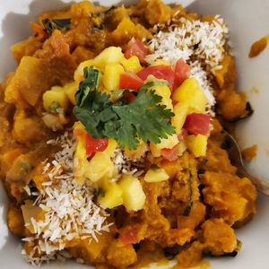 Hearty Veggie Stew at The Green Moustache - Alpha Lake in Whistler