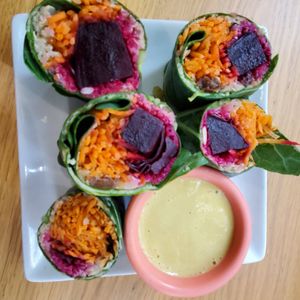 Greeen Mo Wrap at The Green Moustache - Alpha Lake in Whistler