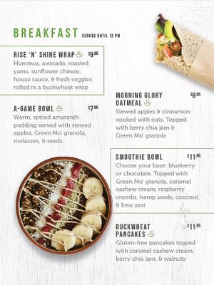 Breakfast at The Green Moustache - Alpha Lake in Whistler