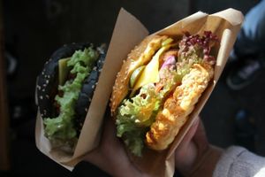 by Vegantearoom at Tofu Tussis in Berlin