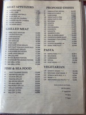   at Sirtaki Taverna in Rhodes