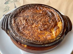 Vegetarian Moussaka  at Sirtaki Taverna in Rhodes