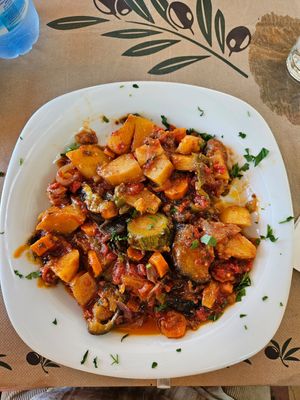 Briam at Sirtaki Taverna in Rhodes