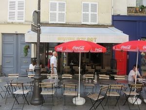 terrace Brasserie 2eme Art, Paris  at Janine Loves Sunday in Paris