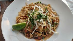 a bit salty pad thai at Janine Loves Sunday in Paris