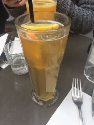 The iced-tea. House made.  at Janine Loves Sunday in Paris