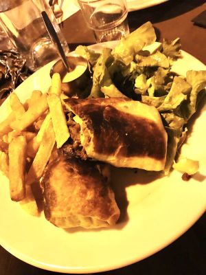 Vegan kebab was delicious and so well flavoured! at Janine Loves Sunday in Paris