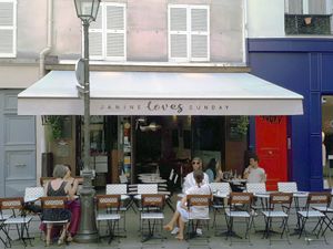 New facade ! Previously Brasserie 2eme Art at Janine Loves Sunday in Paris