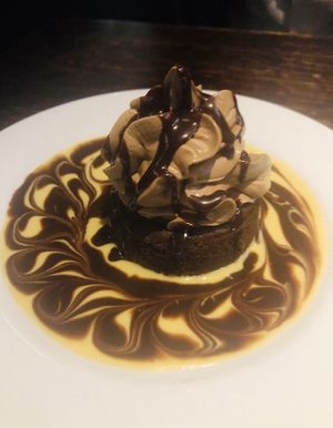 Chocolate cake  at Janine Loves Sunday in Paris