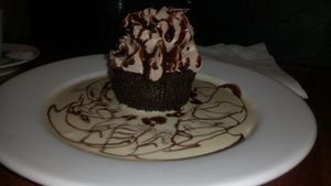 THE. BEST. CHOCOLATE. CAKE. at Janine Loves Sunday in Paris