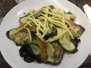 Salad with cheese  at Janine Loves Sunday in Paris