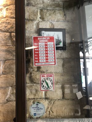   Business hours! at Janine Loves Sunday in Paris