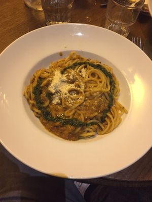Spaghetti Bolognaise at Janine Loves Sunday in Paris