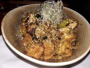 Tofu dish  at Galerija Food in Split