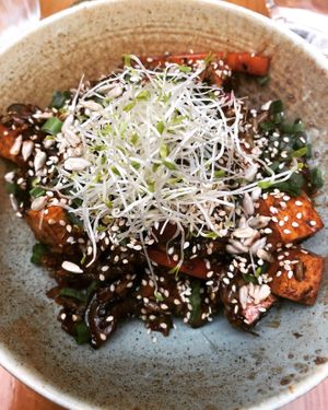 Stir fry with tofu at Galerija Food in Split