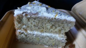 Lemon and poppy seed cake (vg) at Bojangles  in Sunderland