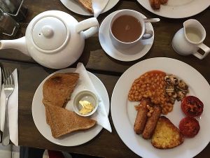 vegan breakfast - very filling and excellent value at Bojangles  in Sunderland