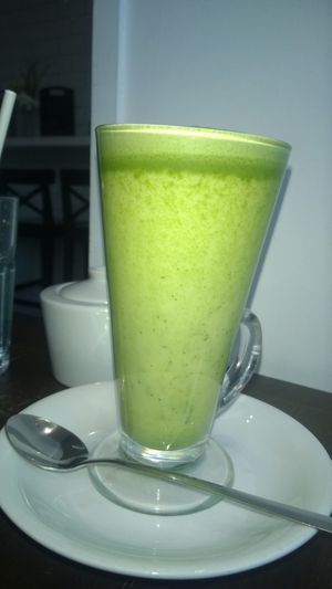 Almond matcha latte at Bojangles  in Sunderland