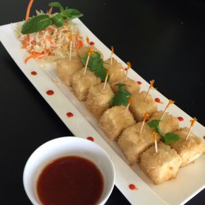 crispy tofu  at Green Lotus - Vietnam Town in San Jose