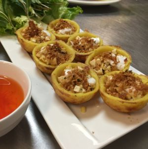 Vietnamese cupcake at Green Lotus - Vietnam Town in San Jose