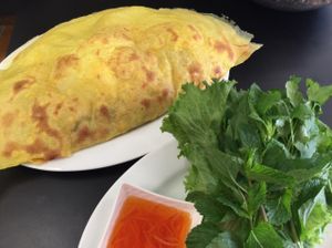 Vietnamese pancake  at Green Lotus - Vietnam Town in San Jose