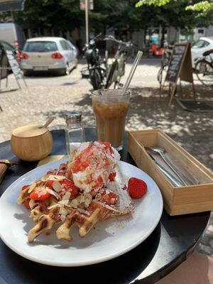   at Cafe Neue Liebe in Berlin