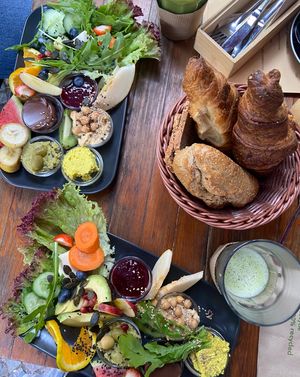 vegane liebe breakfast  at Cafe Neue Liebe in Berlin