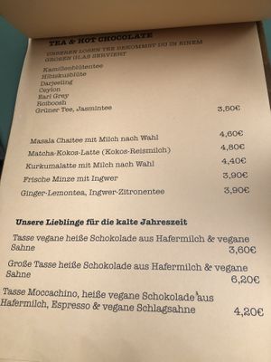 Drinks   at Cafe Neue Liebe in Berlin