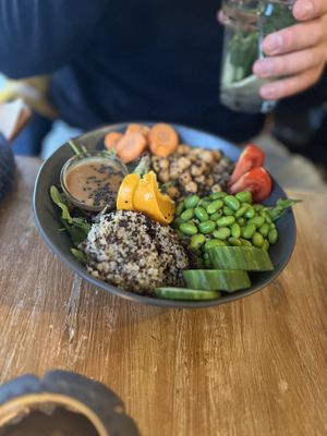 Buddha bowl  at Cafe Neue Liebe in Berlin