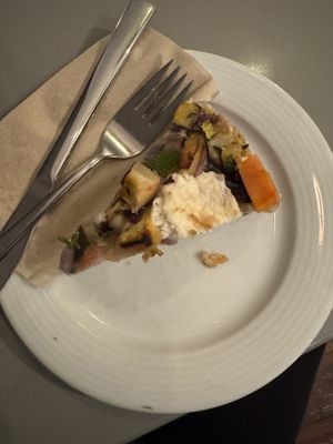 Savory veggie from the case  at Cafe Neue Liebe in Berlin