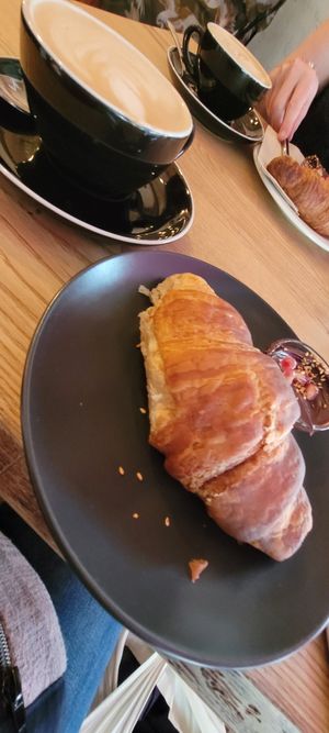 Croissant at Cafe Neue Liebe in Berlin