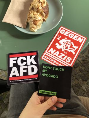   at Cafe Neue Liebe in Berlin