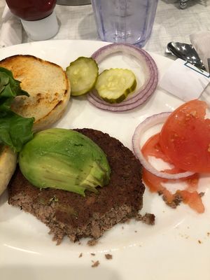 Anna’s Impossible vegan burger at Anna's House - Plainfield in Grand Rapids