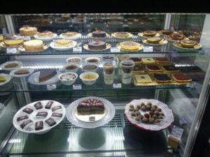 desserts  at Bio & Chocolate in Siena