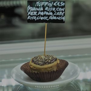 muffin at Bio & Chocolate in Siena